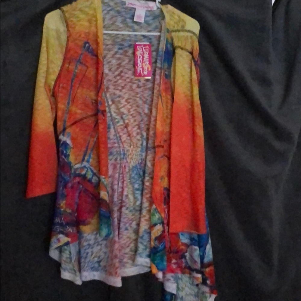 Colorful cardigan
